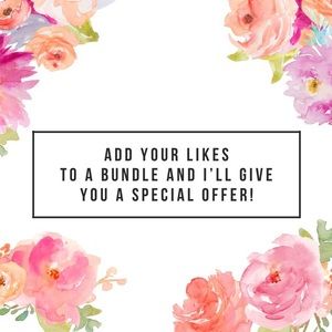 🌸bundle your likes for a private offer🌸